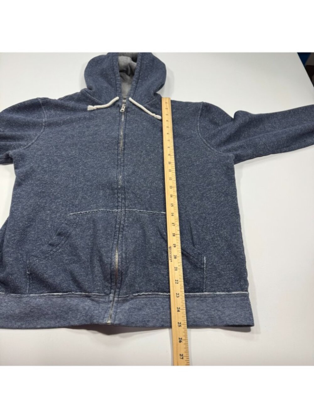 Urban Pipeline Hoodie Womens L Blue Cotton Fleece-Lined Full-Zip Gym Performance - Picture 10 of 12